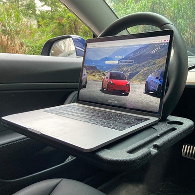 Tesla S/3/X/Y 2 in 1 Car Steering Wheel Desk TOP CARS