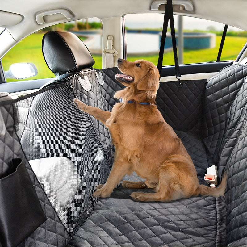 Szyuchen Dog Car Seat Cover Compatible With VW Volkswagen Tiguan Beetle ID.4 Taos Jetta Passat Golf Back Seat Accessories, Waterproof Pet Bench Backseat Covers With Non-Slip Backing - 2025 New