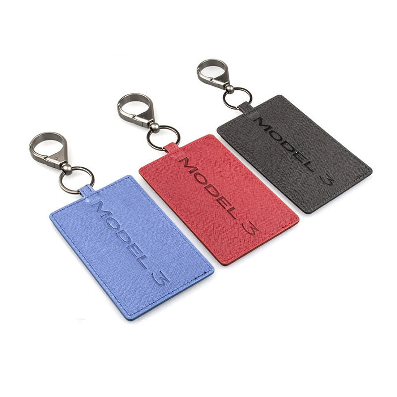 Tesla Model 3 Key Card Holder Protective Cover with Keychain