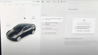 Tesla OTA update explains new features