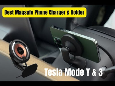 Wireless Charging Phone Mount for Tesla Model Y & 3