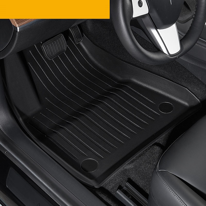 Tesla Cybertruck All Weather Floor Mats Interior Liners TOPCARS