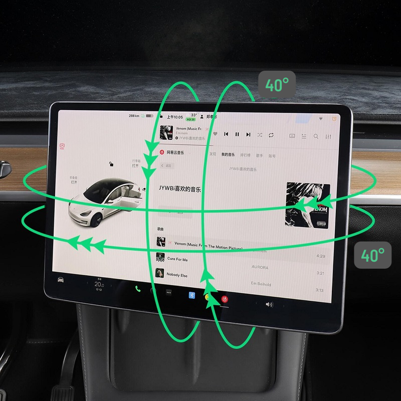 Tesla Model 3 & Y Screen Rotation Holder Upgraded Four Directions