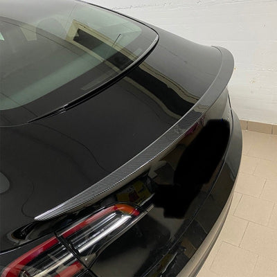Hydro Carbon Fiber Coated Spoiler for Tesla Model 3 & Y top cars