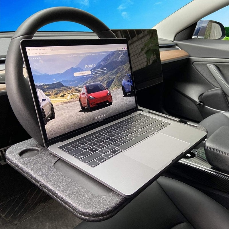 Tesla S/3/X/Y 2 in 1 Car Steering Wheel Desk TOP CARS