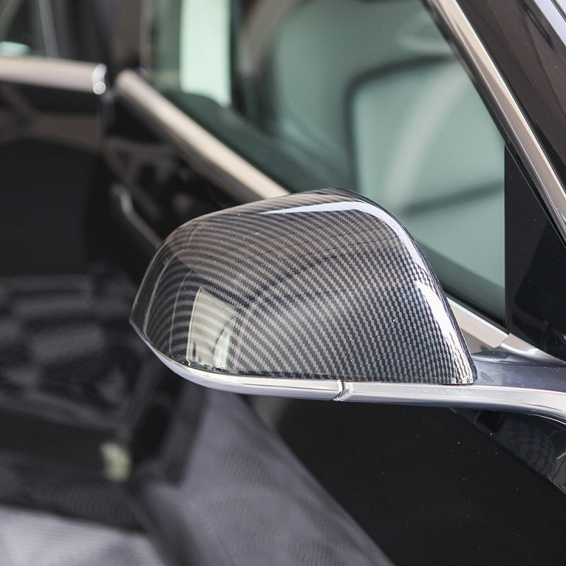 Model 3 & Y ABS Plastic Imitation Carbon Fiber Outside Mirrors Cap TOP CARS