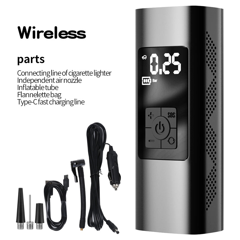 150psi Portable Rechargeable Led Wireless Electric Tire Inflator top cars