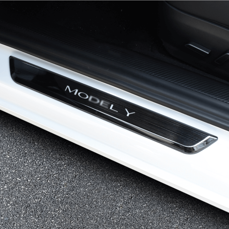 Model Y Illuminated Door Sills top cars