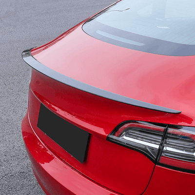 Real Molded Carbon Fiber Spoiler for Tesla Model 3 top cars