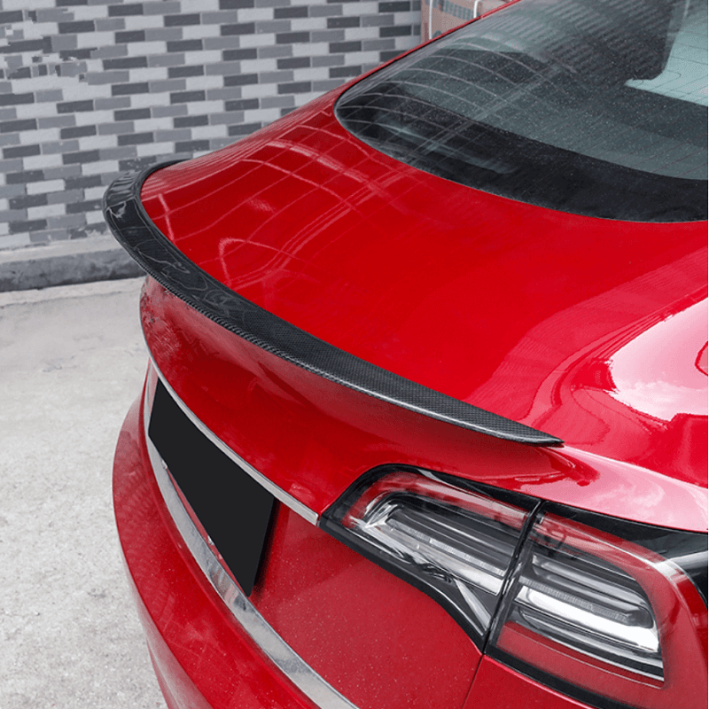 Real Carbon Fiber Spoiler Trunk Lid Spoiler for Tesla Model 3