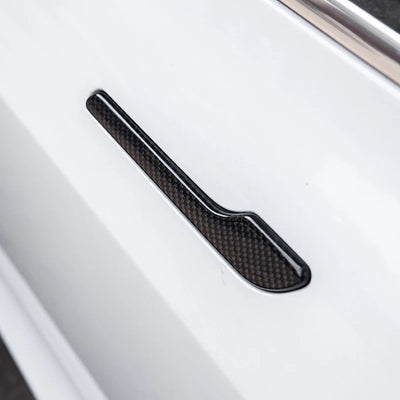 Real Carbon Fiber Door Handle Cover for Tesla Model 3 & Y TOPCARS
