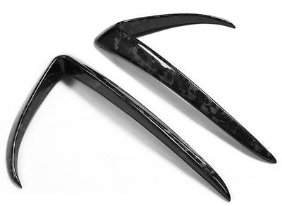 Tesla Model 3 Real Carbon Fiber Fog Light Canards/Eyelids TOPCARS