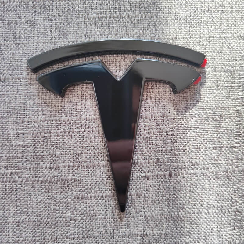 LOGO Emblem Badge Carbon Fiber/Black for Tesla Model 3 & Y – TOPCARS