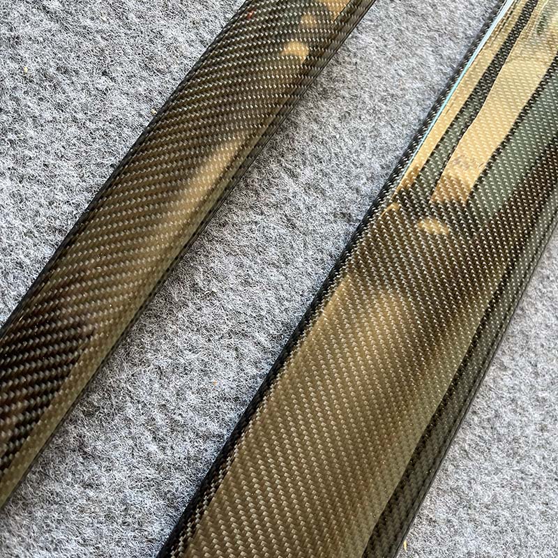 Tesla Model 3 & Y Real Carbon Fiber Piece Dashboard Cap Trim TOPCARS