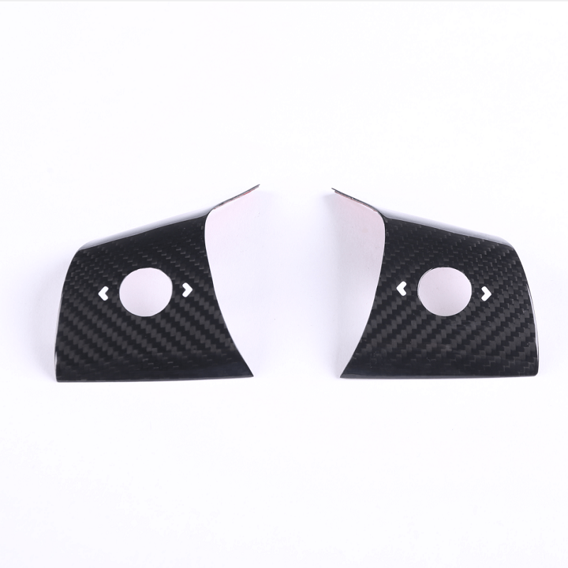 Tesla Model 3 & Y Real Molded Carbon Fiber Steering Wheel Wrap TOPCARS