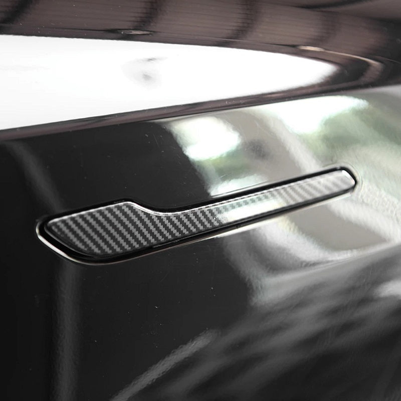 Carbon Fiber Door Style Handle Protectors For Telsa Model 3 & Y TOP CARS