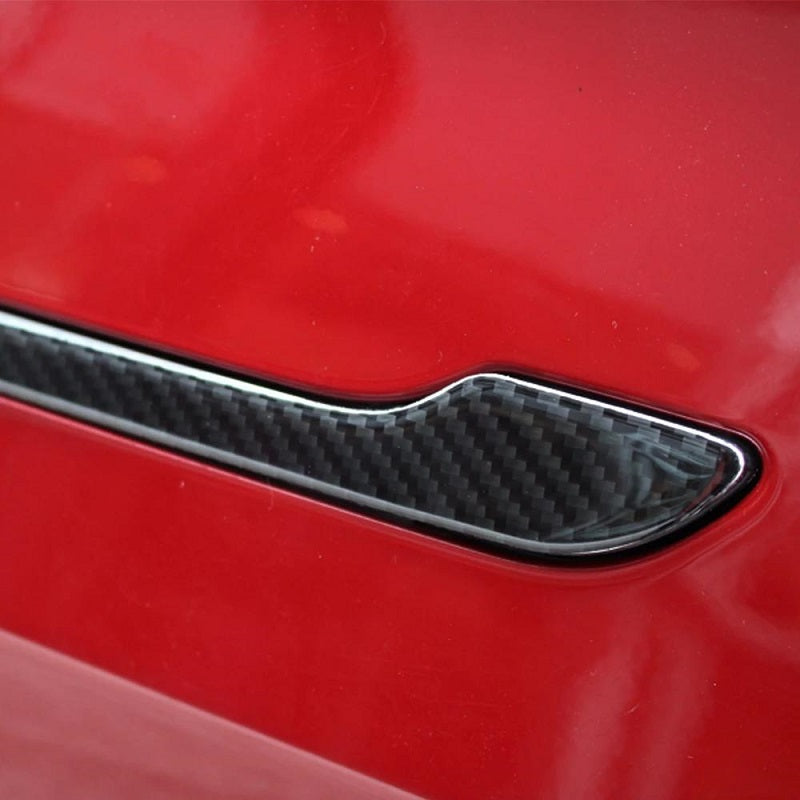 Carbon Fiber Door Style Handle Protectors For Telsa Model 3 & Y TOP CARS