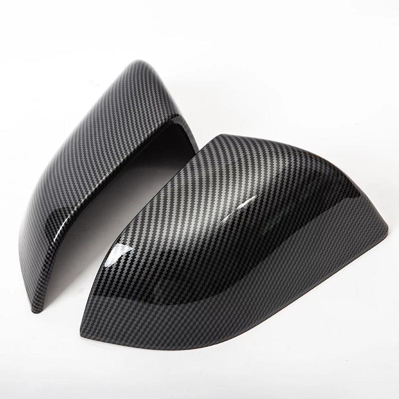 Model 3 & Y ABS Plastic Imitation Carbon Fiber Outside Mirrors Cap TOP CARS